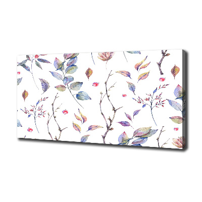 Canvas wall art Leaves