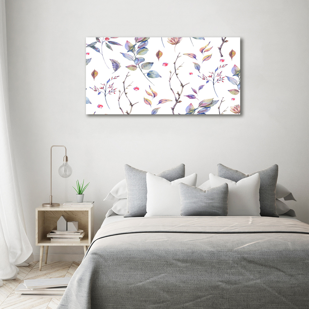 Canvas wall art Leaves