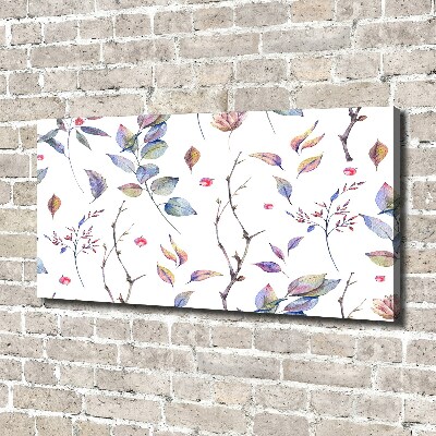 Canvas wall art Leaves