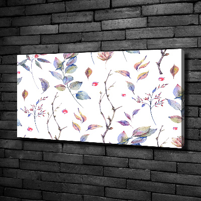 Canvas wall art Leaves