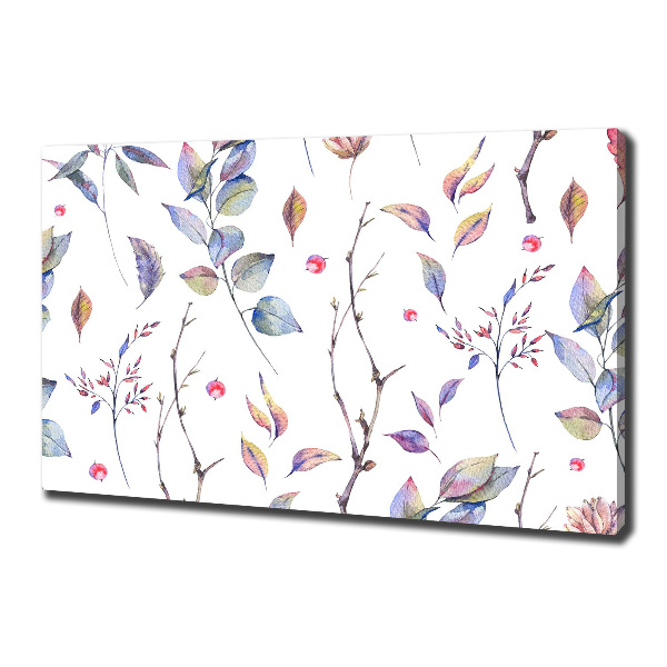 Canvas wall art Leaves