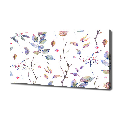 Canvas wall art Leaves