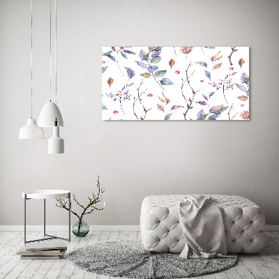 Canvas wall art Leaves