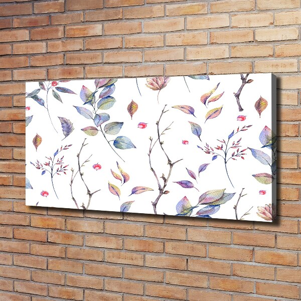 Canvas wall art Leaves