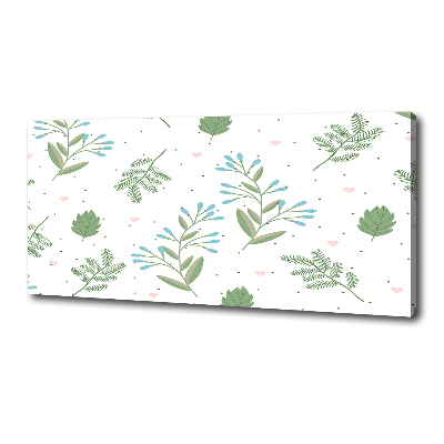 Canvas wall art Leaves