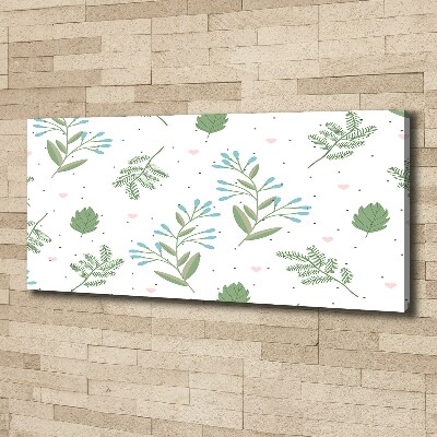 Canvas wall art Leaves