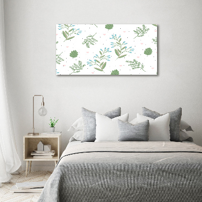 Canvas wall art Leaves