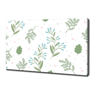 Canvas wall art Leaves