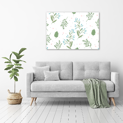 Canvas wall art Leaves