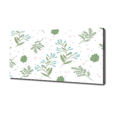 Canvas wall art Leaves