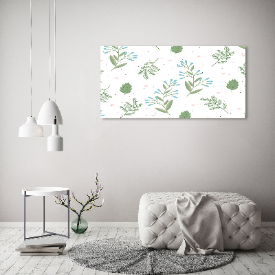 Canvas wall art Leaves