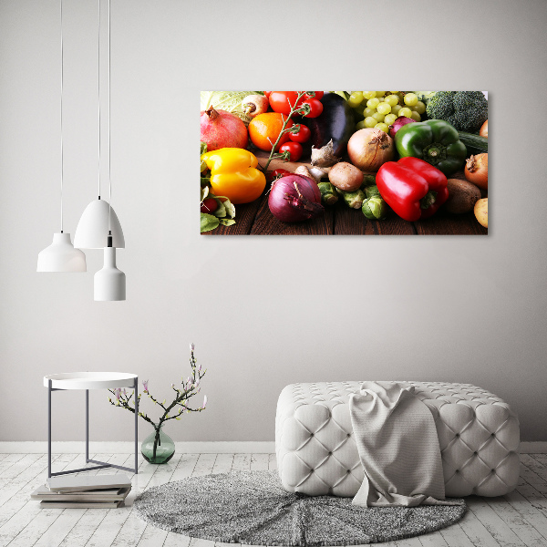 Canvas wall art Vegetables and fruits