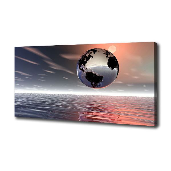 Canvas wall art Planet Earth