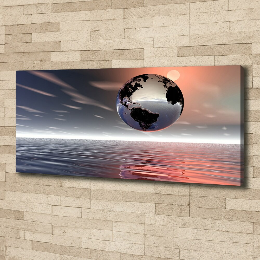 Canvas wall art Planet Earth