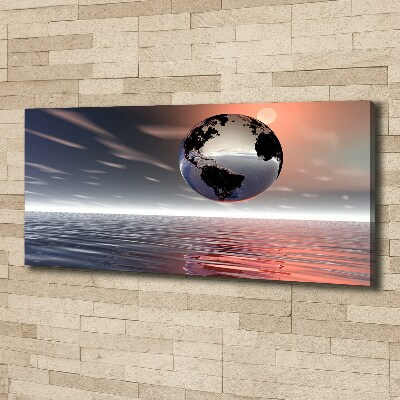 Canvas wall art Planet Earth