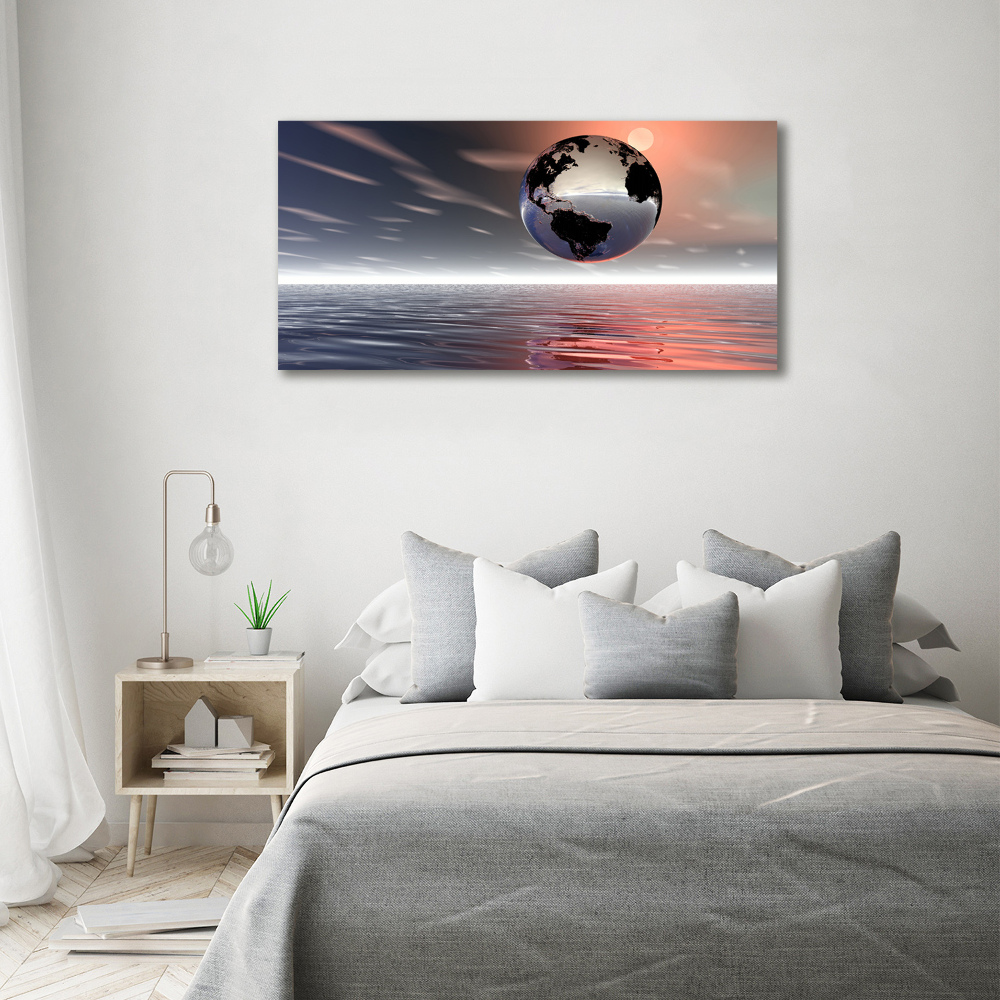 Canvas wall art Planet Earth