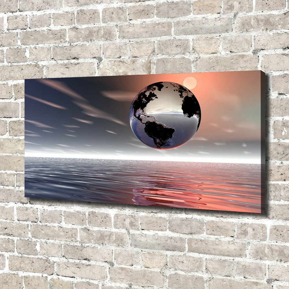 Canvas wall art Planet Earth