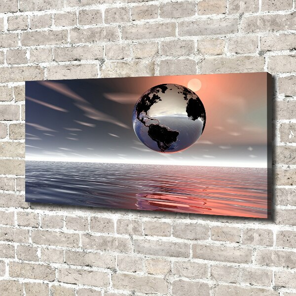 Canvas wall art Planet Earth