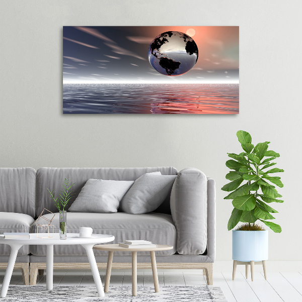 Canvas wall art Planet Earth