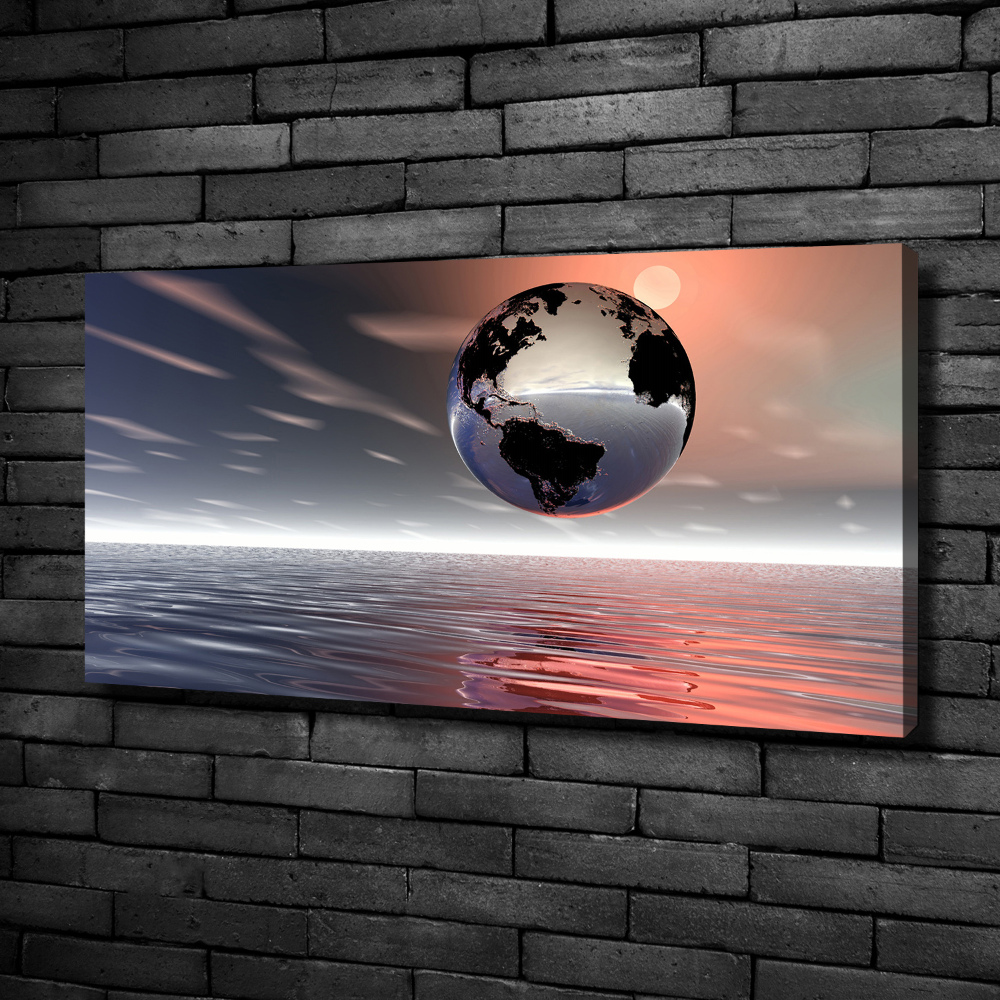 Canvas wall art Planet Earth