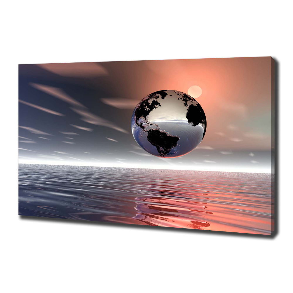 Canvas wall art Planet Earth