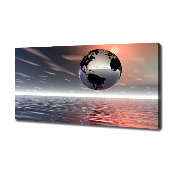 Canvas wall art Planet Earth