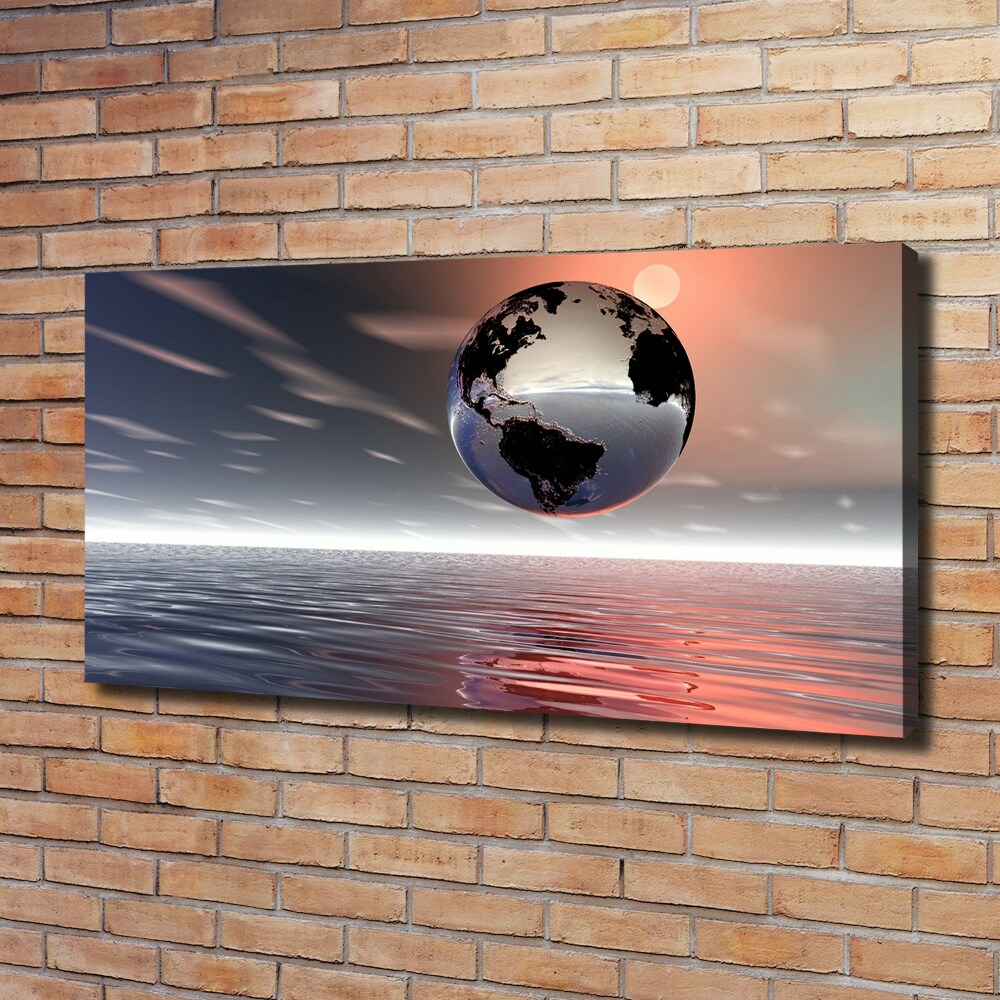 Canvas wall art Planet Earth