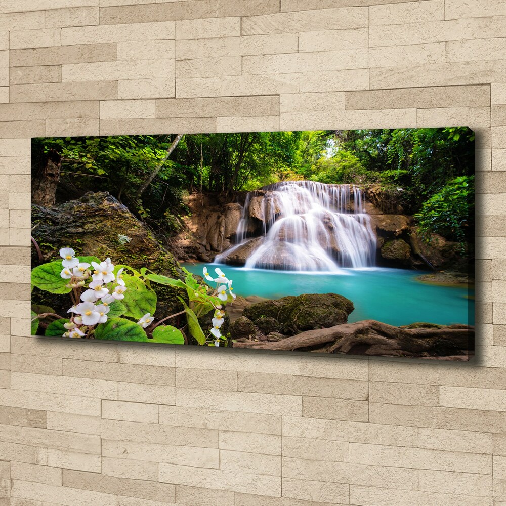 Canvas wall art Thailand waterfall