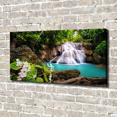 Canvas wall art Thailand waterfall