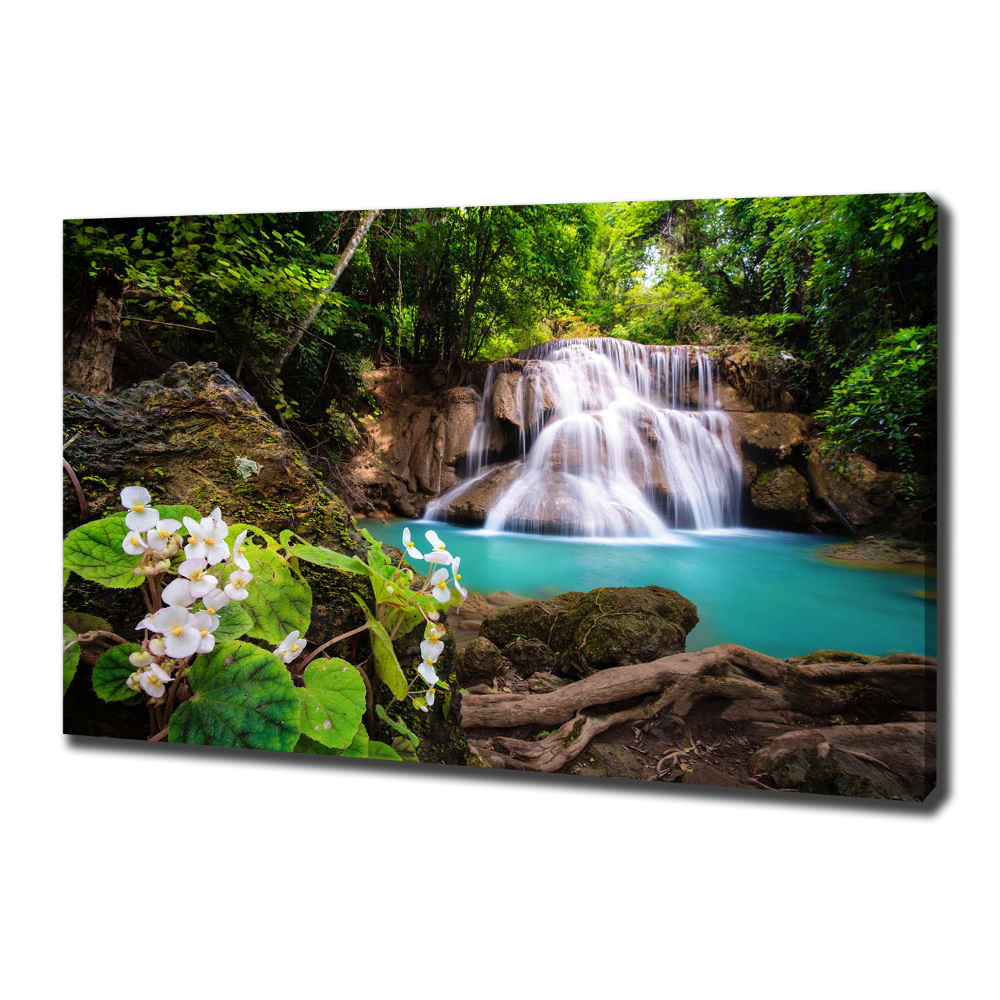 Canvas wall art Thailand waterfall