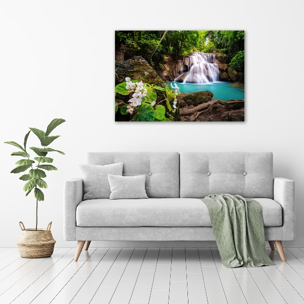 Canvas wall art Thailand waterfall