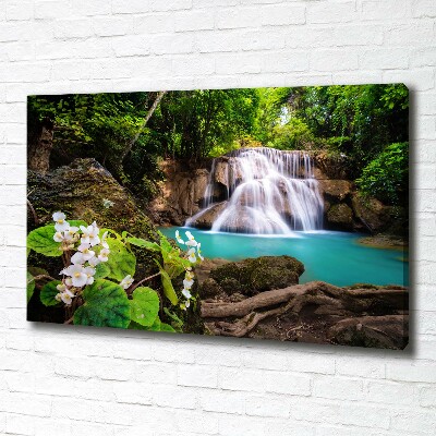 Canvas wall art Thailand waterfall