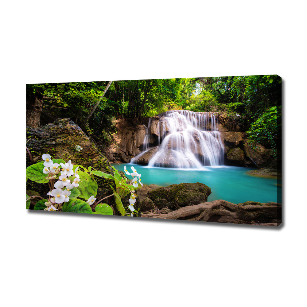 Canvas wall art Thailand waterfall