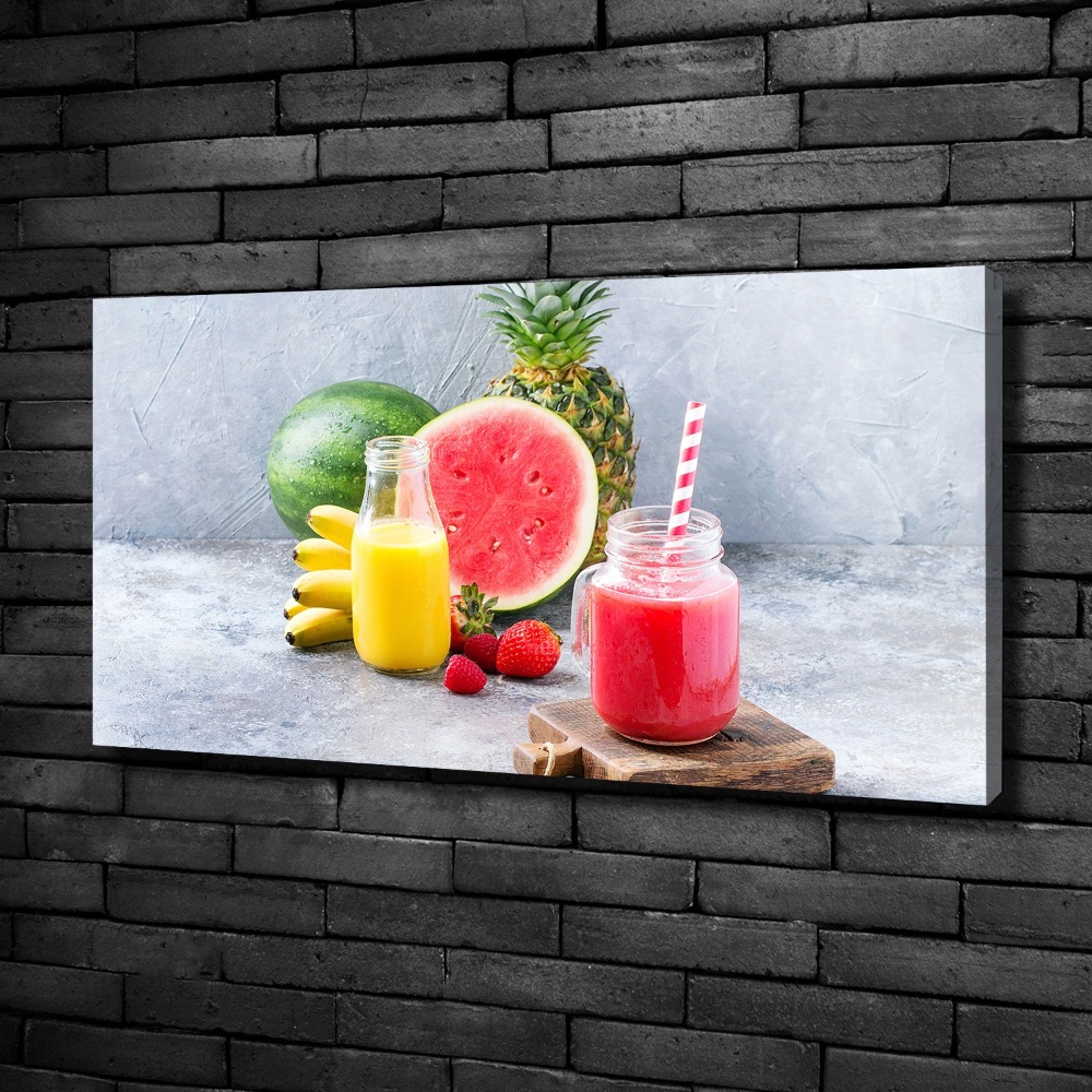 Canvas wall art Fruit cocktail