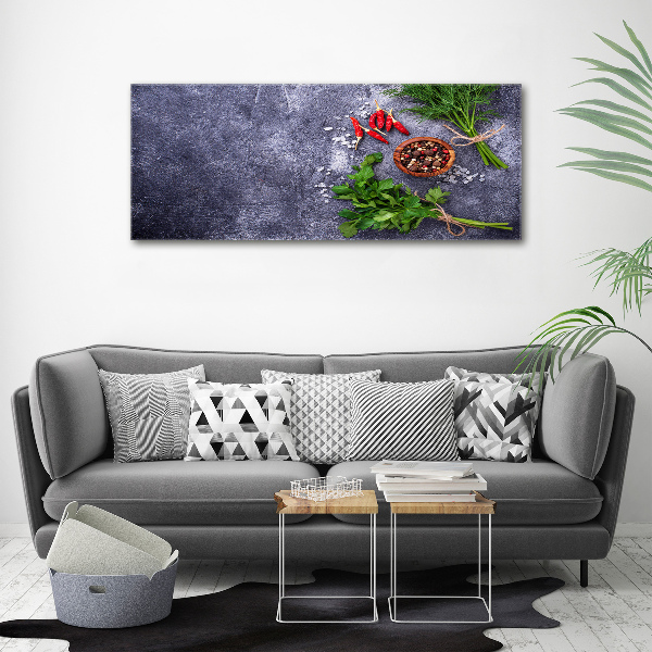 Canvas wall art Herbs and spices