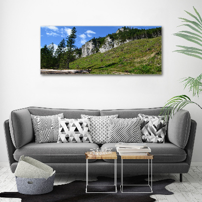 Canvas wall art Rocky peaks