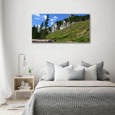 Canvas wall art Rocky peaks