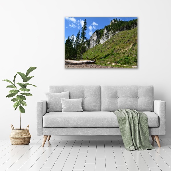 Canvas wall art Rocky peaks