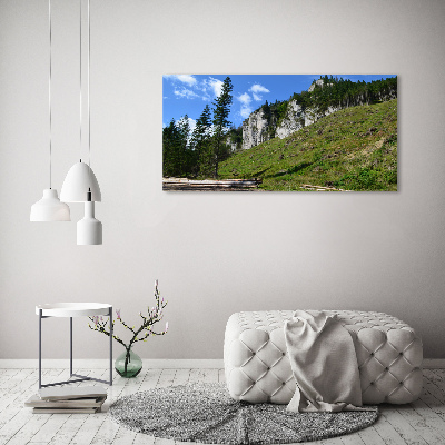 Canvas wall art Rocky peaks