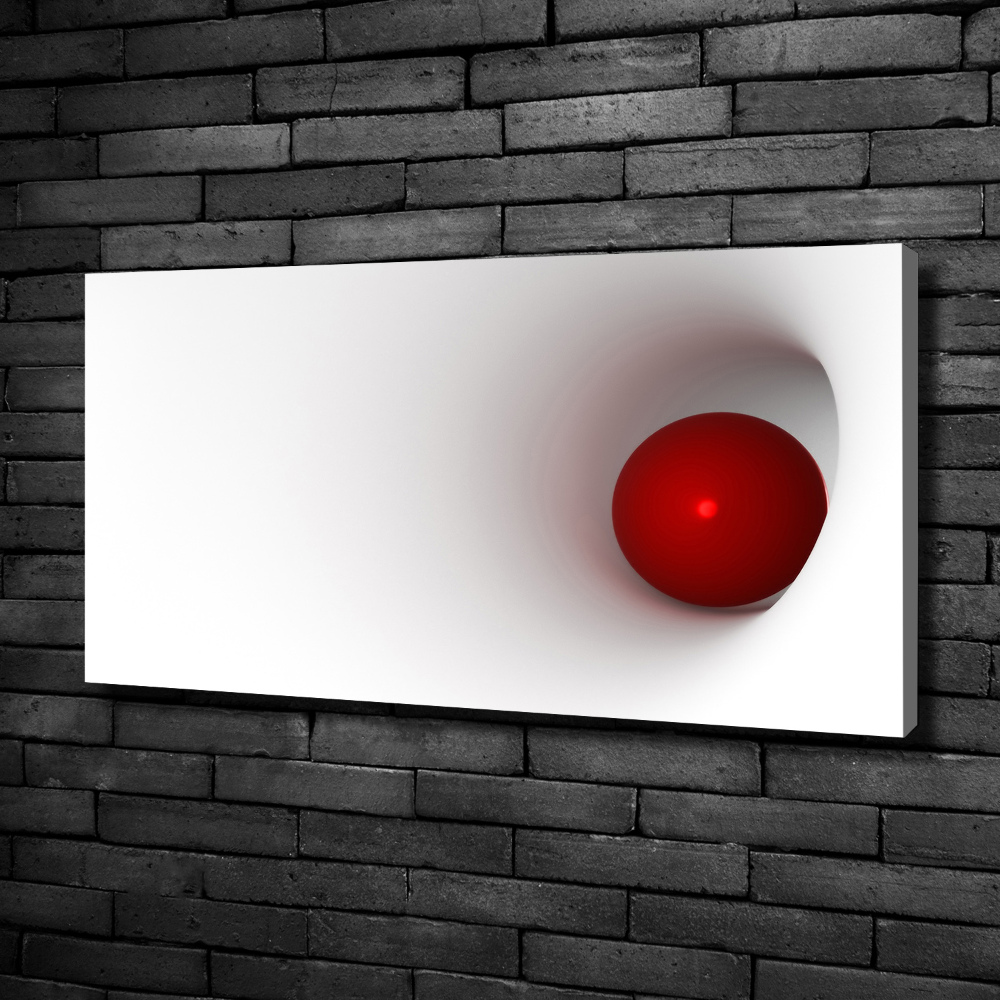 Canvas wall art Abstraction of the ball