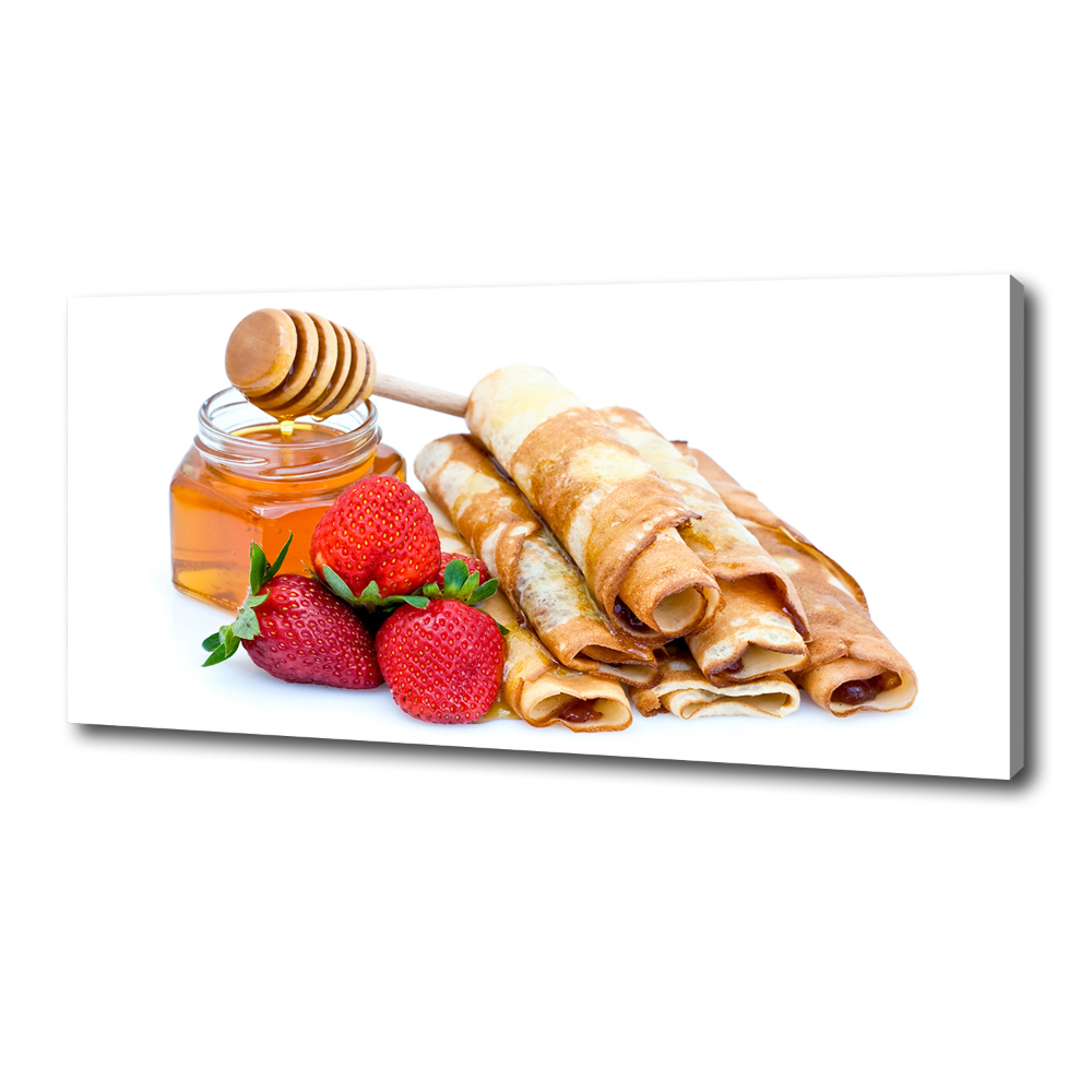 Canvas wall art Delicious pancakes