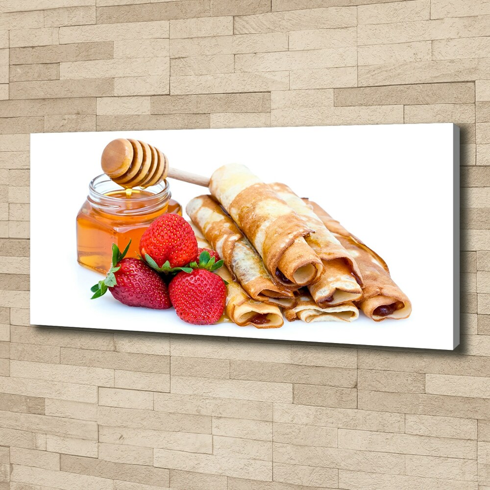 Canvas wall art Delicious pancakes