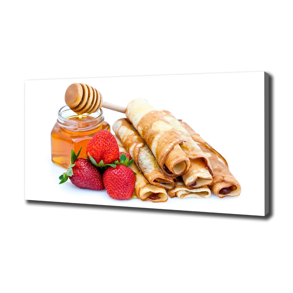 Canvas wall art Delicious pancakes