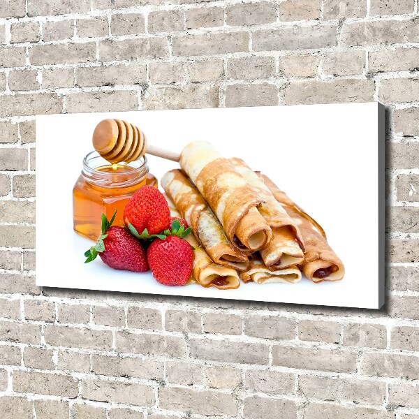 Canvas wall art Delicious pancakes