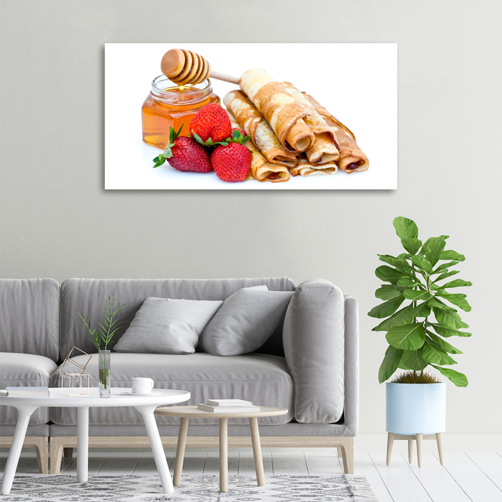 Canvas wall art Delicious pancakes