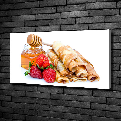 Canvas wall art Delicious pancakes