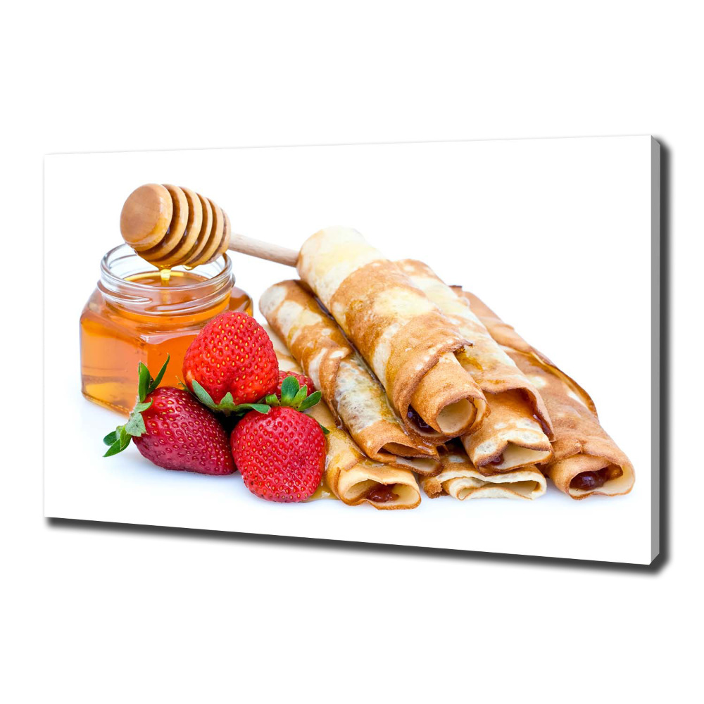 Canvas wall art Delicious pancakes