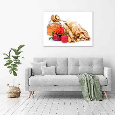 Canvas wall art Delicious pancakes