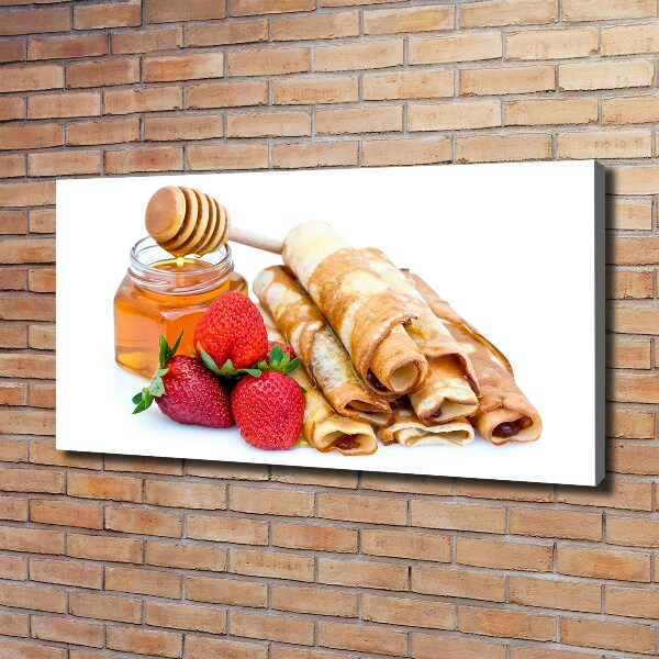 Canvas wall art Delicious pancakes