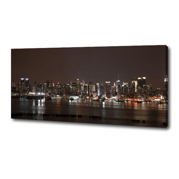 Canvas wall art New York at night